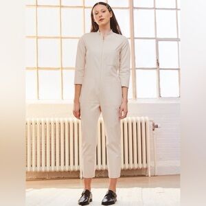 Dagg & Stacey Finch light khaki boiler suit, size 4